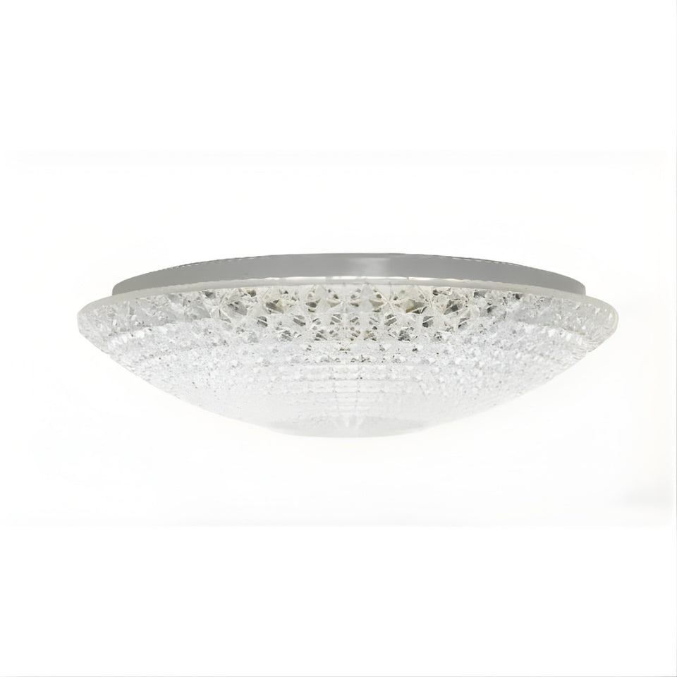 Telbix Lilac 32W 40cm LED CCT Ceiling Light Clear