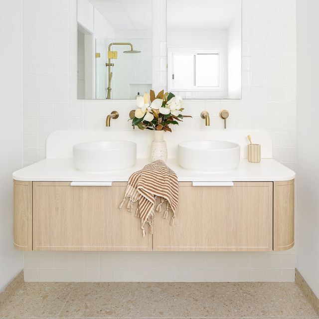 ADP Flo Wall Hung Vanity with Durasein Top
