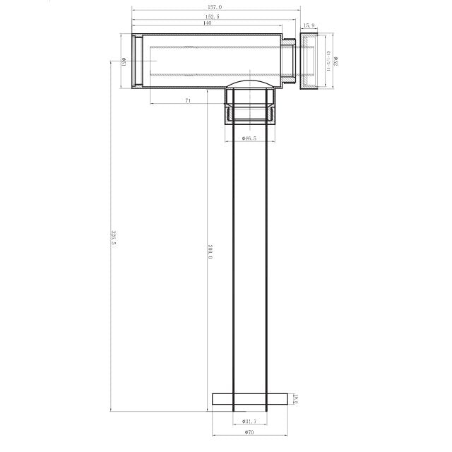 ADP Waterloo Bottle Trap Brushed Brass