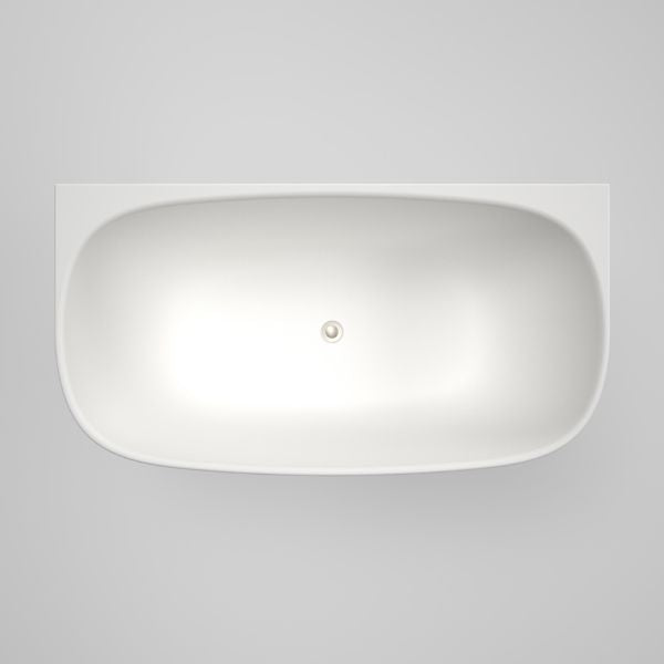 Caroma Contura II 1500mm Back to Wall Freestanding Bath - Matte White