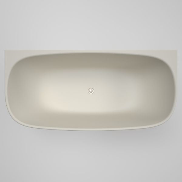 Caroma Contura II 1700mm Back to Wall Freestanding Bath - Matte Clay