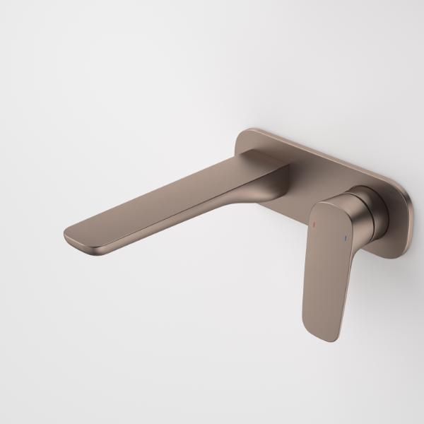 Caroma Contura II 180mm Wall Basin/Bath Mixer - Brushed Bronze