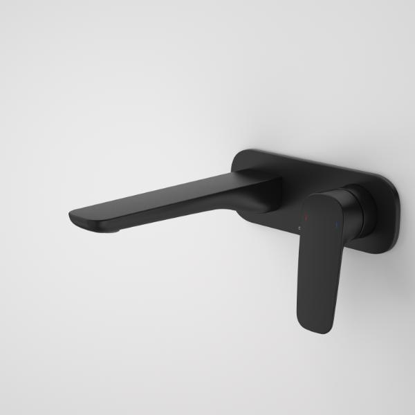 Caroma Contura II 180mm Wall Basin/Bath Mixer - Matte Black