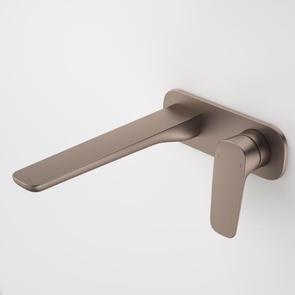 Caroma Contura II 220mm Wall Basin/Bath Mixer - Brushed Bronze