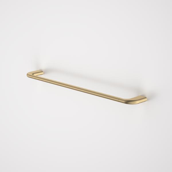 Caroma Contura II 620mm Single Towel Rail - Brushed Brass