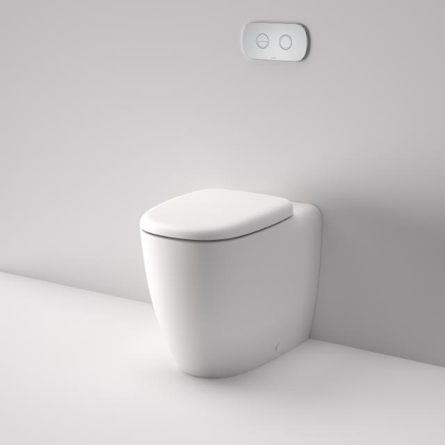 Caroma Contura II Cleanflush Invisi Series II Wall Faced Suite - White 848901W - The Blue Space