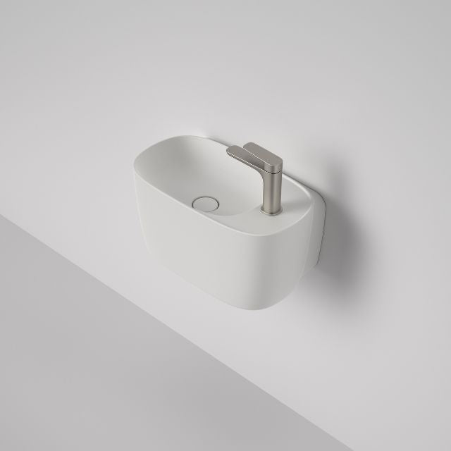 Caroma Contura II Hand Wall Basin (1 Tap Hole) - Matte White