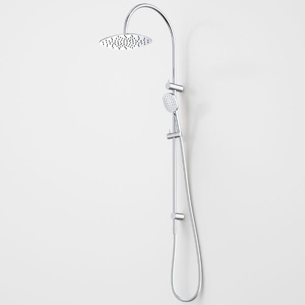Caroma Contura II Rail Shower with Overhead - Chrome