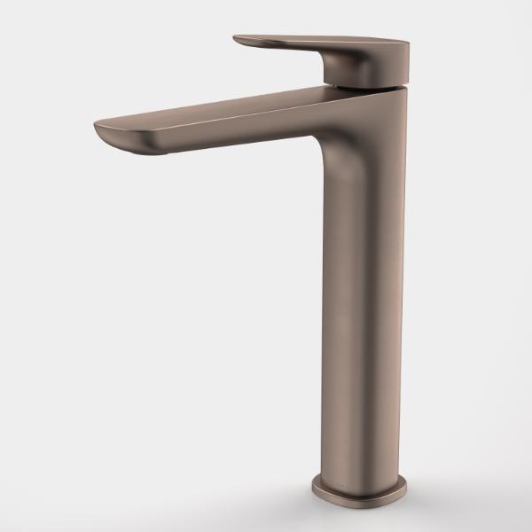 Caroma Contura II Tower Basin Mixer - Brushed Bronze