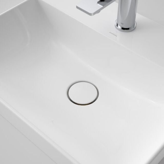 Caroma Basin Dome Pop Up Waste Long - Axent White