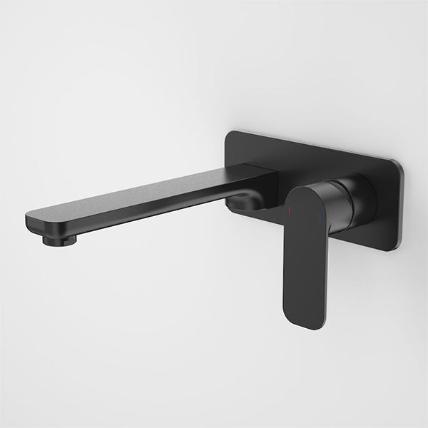 Caroma Luna Lead Free Wall Basin/Bath Mixer Black