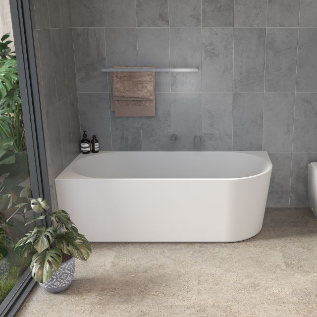 Caroma Urbane II 1500 Corner Back To Wall Bath
