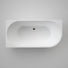 Top Caroma Urbane II 1500 Left Hand Corner Back To Wall Bath with Overflow UII5LHCWOF - The Blue Space