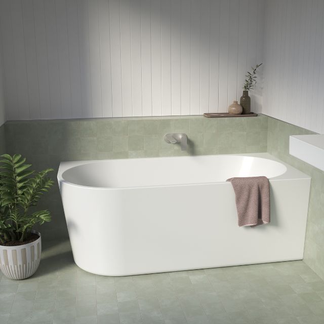 Caroma Urbane II 1500 Corner Back To Wall Bath