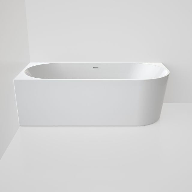 Caroma Urbane II 1700 Corner Back To Wall Bath with Overflow