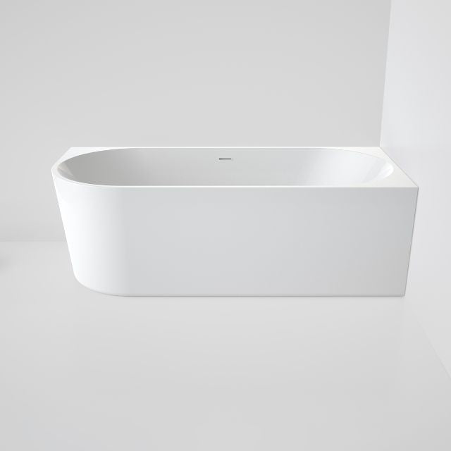 Caroma Urbane II 1700 Corner Back To Wall Bath with Overflow