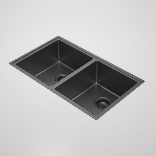Caroma Urbane II Double Bowl - Gunmetal