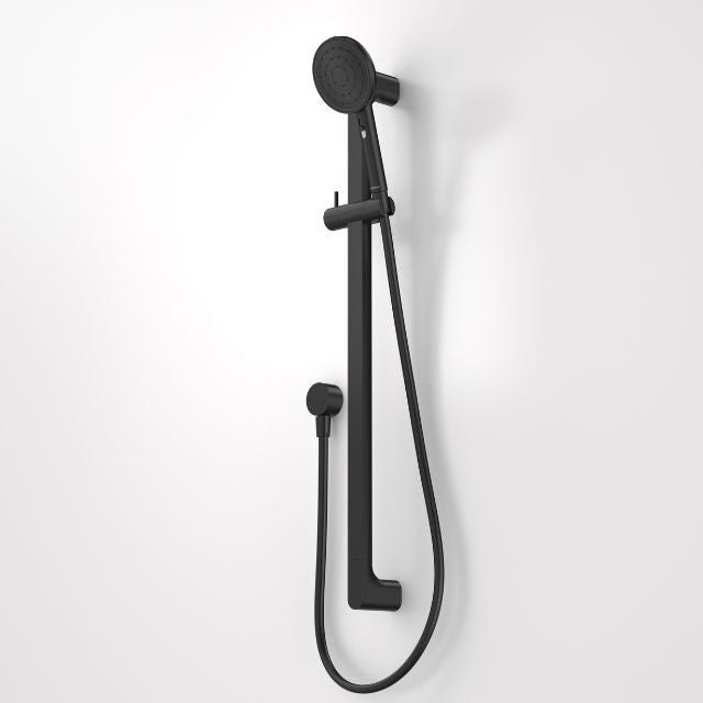 Caroma Urbane II Universal Rail Shower - Black