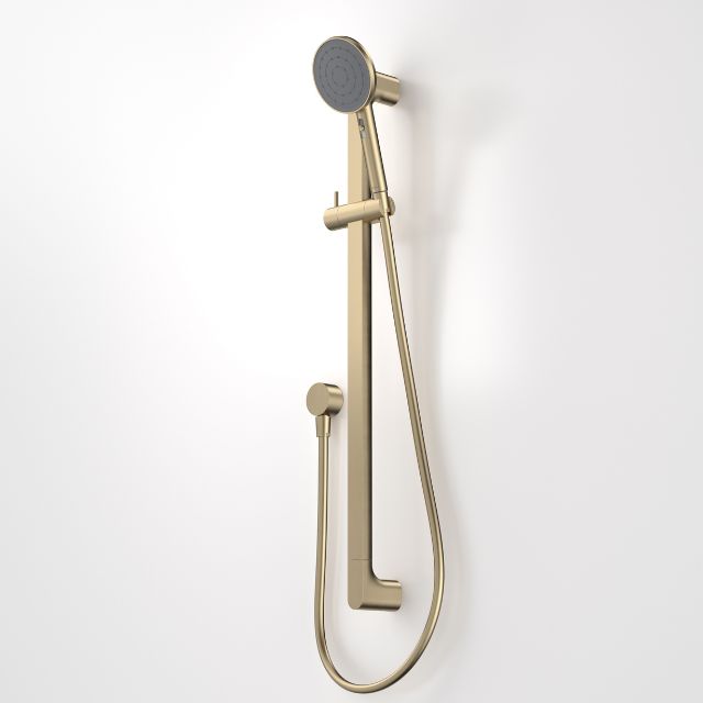 Caroma Urbane II Universal Rail Shower - Brushed Brass