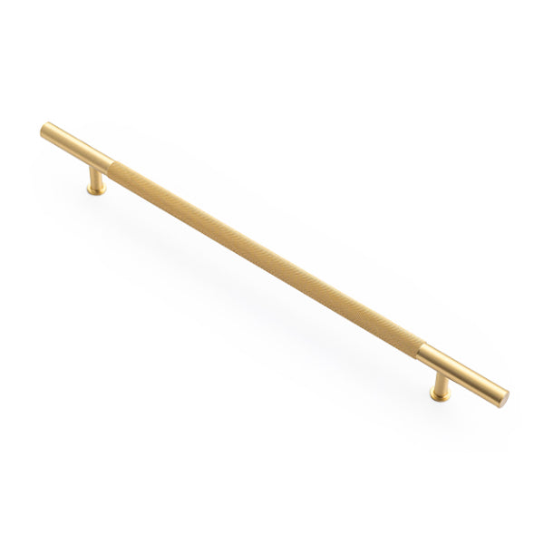 Castella Grove Pull Handle Satin Brass