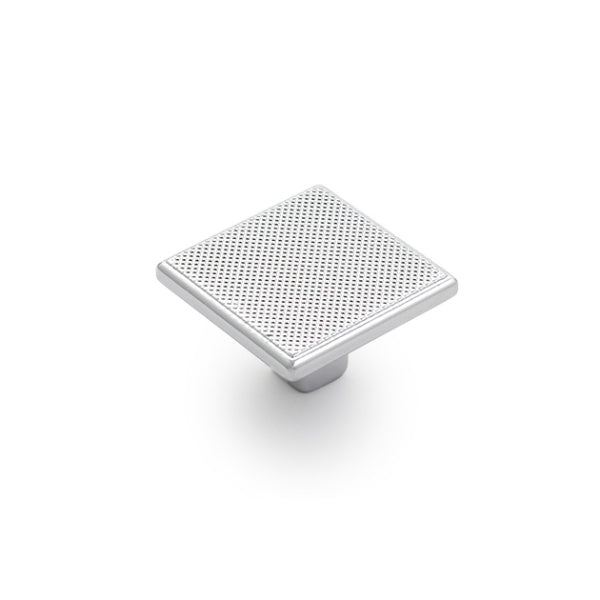 Castella Monaco Square Knob Polished Chrome 35mm