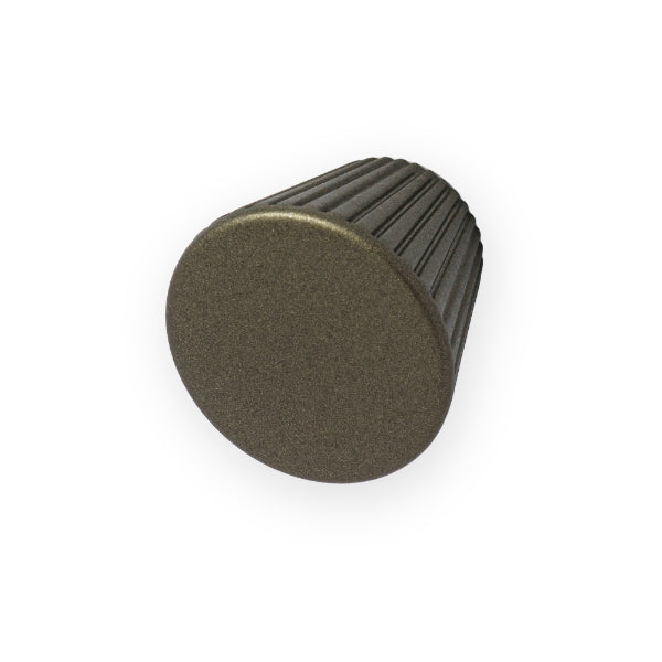 Castella Cascade Cone Knob Bronze Olive 30mm