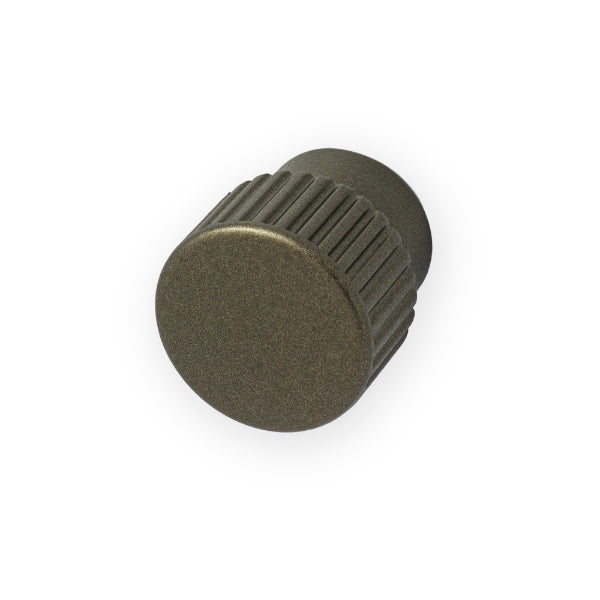 Castella Cascade Round Knob Bronze Olive 25mm