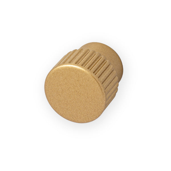 Castella Cascade Round Knob Matt Gold 25mm