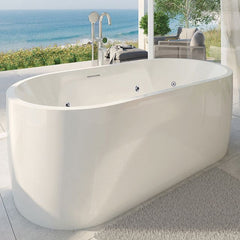 Decina Elisi Freestanding Contour Spa Bath 1700mm