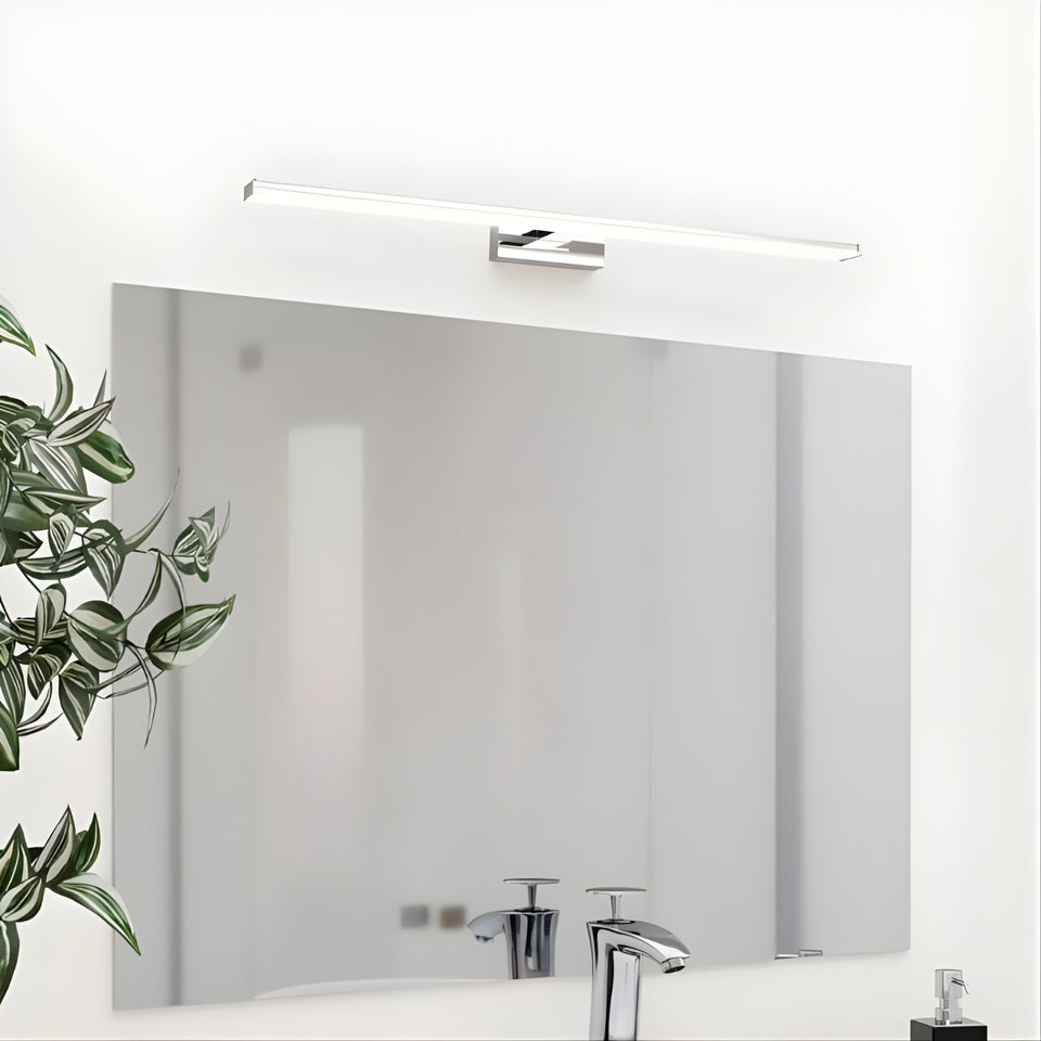 Eglo Pandella 14W 78cm Vanity Wall light Natural White - Chrome