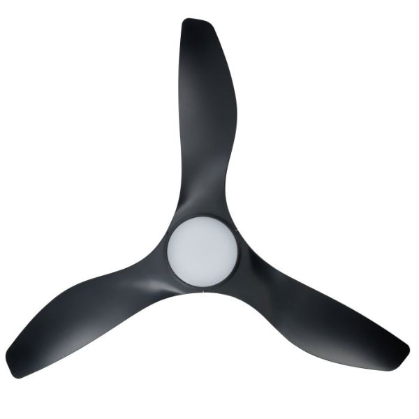 Eglo Surf 48 DC Ceiling Fan with LED Light Black