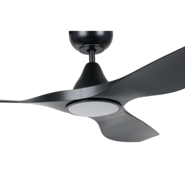 Eglo Surf 48 DC Ceiling Fan with LED Light Black