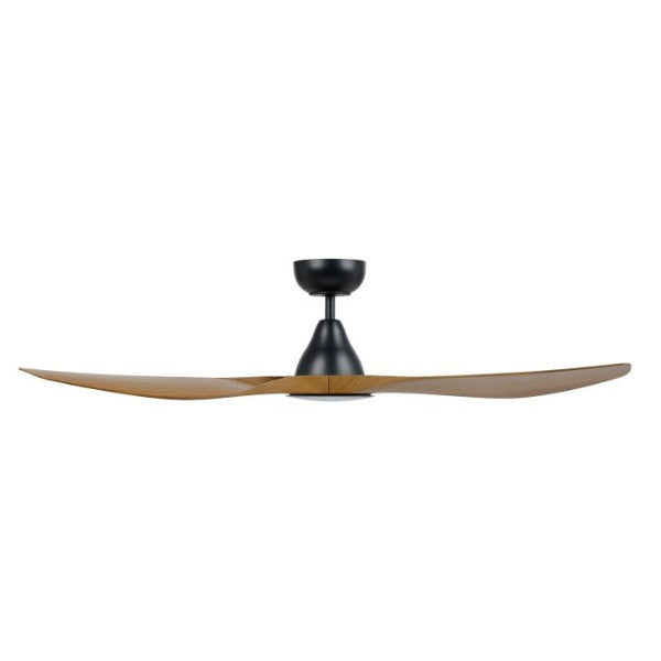 Eglo Surf 48 DC Ceiling Fan with LED Light Burmese Teak/Black