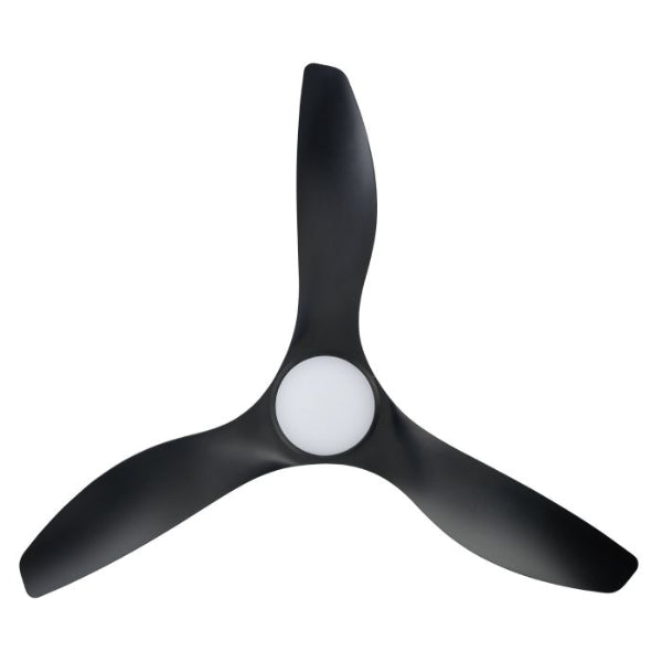 Eglo Surf 52 DC Ceiling Fan with LED Light Black