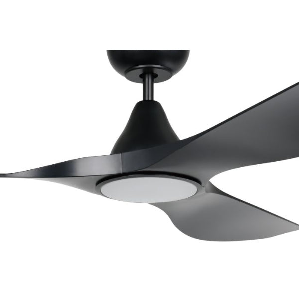Eglo Surf 52 DC Ceiling Fan with LED Light Black
