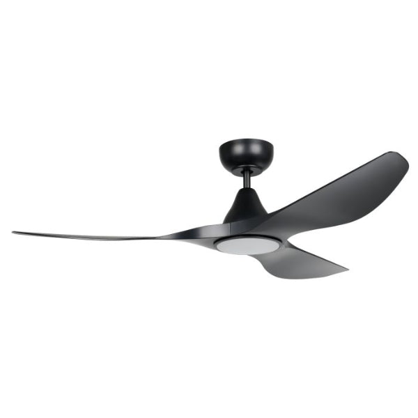 Eglo Surf 52 DC Ceiling Fan with LED Light Black