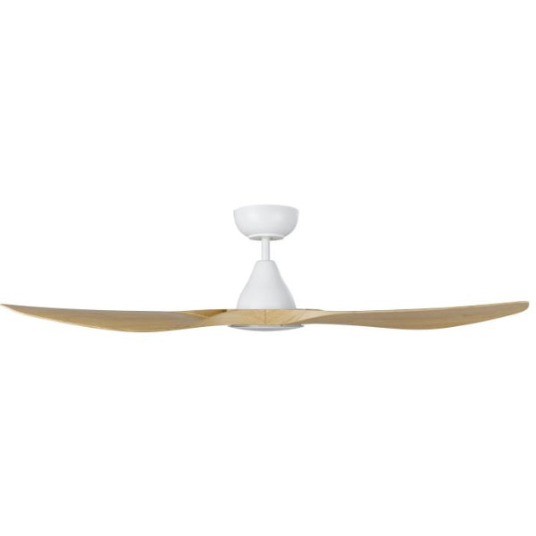 Eglo Surf 52 DC Ceiling Fan with LED Light Oak/White