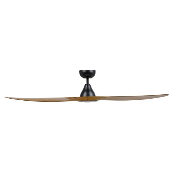 Eglo Surf 60 DC Ceiling Fan with LED Light Burmese Teak/Black