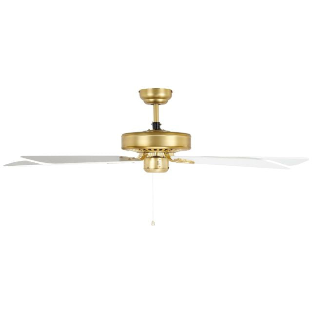 Eglo Waikiki 52 Inch AC Fan Matte Brass White