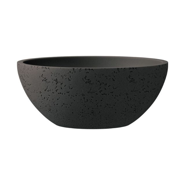 Fienza Alba Concrete Round Bowl Basin 362 x 145mm Warm Grey