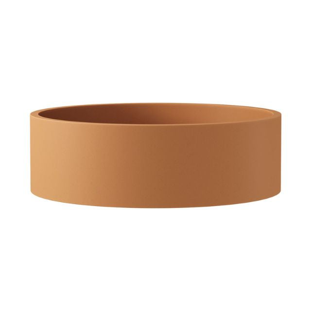 Fienza Jada Concrete Round Basin Above Counter 390 x 120mm Tuscan