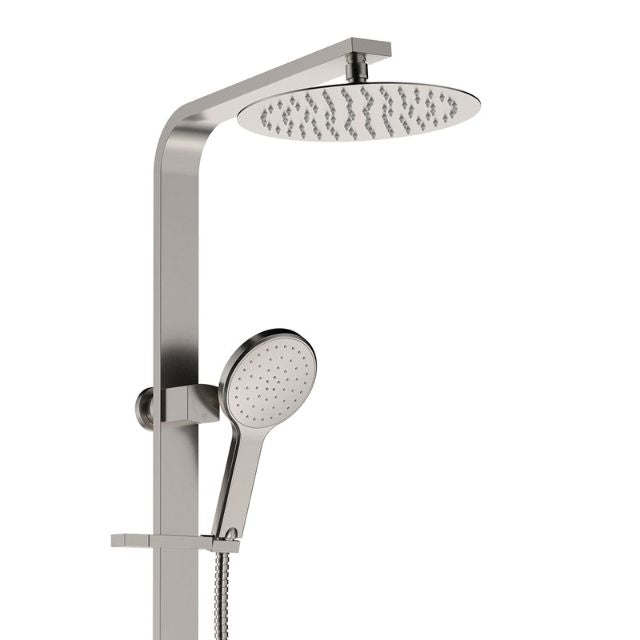 Fienza Kaya Deluxe Twin Shower Brushed Nickel