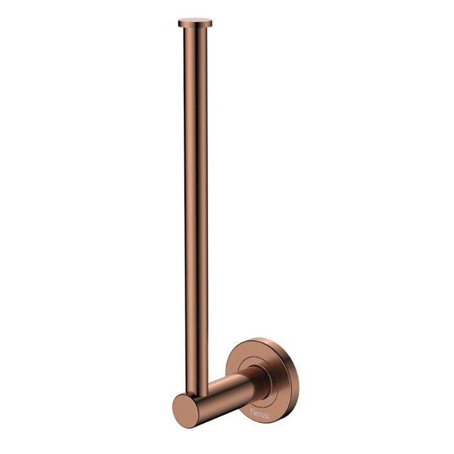 Fienza Kaya Dual Purpose Towel Rail/Toilet Roll Holder Brushed Copper