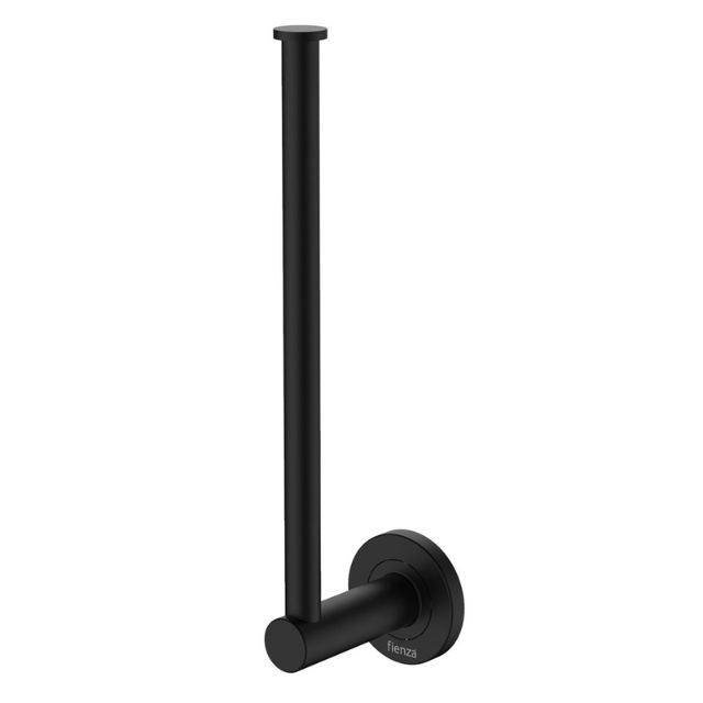Fienza Kaya Dual Purpose Towel Rail/Toilet Roll Holder Matte Black