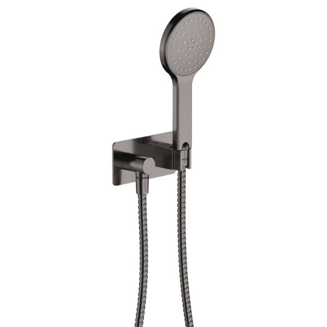 Fienza Kaya Hand Shower Rectangular Plate Gun Metal