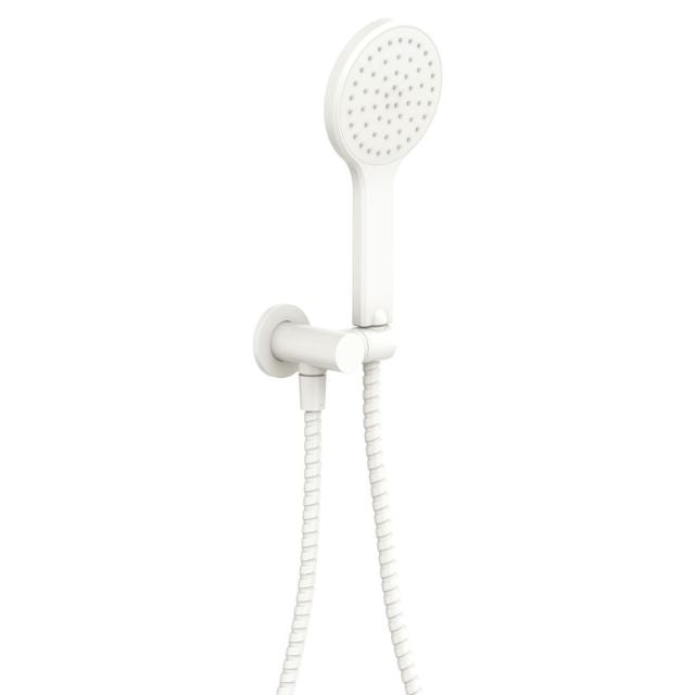 Fienza Kaya Hand Shower Round Plate Matte White