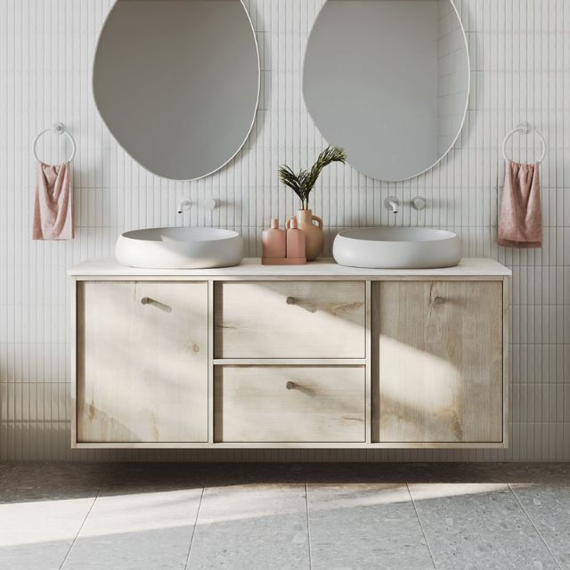 Fienza Kaya Hand Towel Ring Matte White