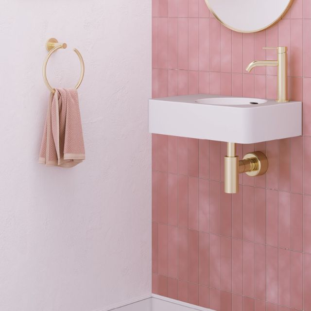 Fienza Kaya Hand Towel Ring Urban Brass
