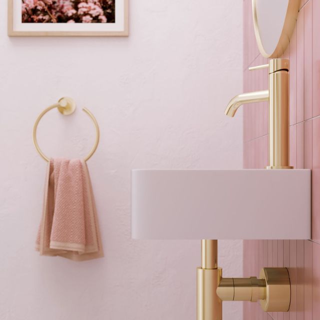 Fienza Kaya Hand Towel Ring Urban Brass
