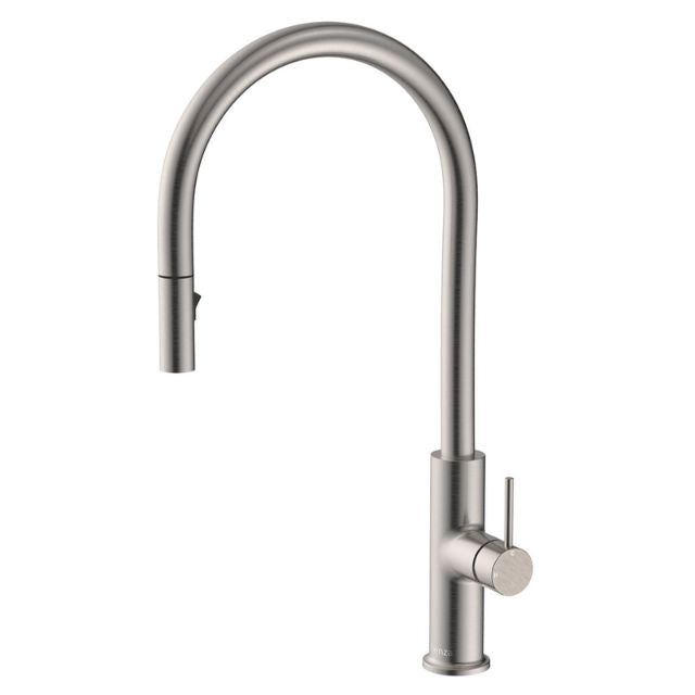 Fienza Kaya Pull Out Sink Mixer Brushed Nickel